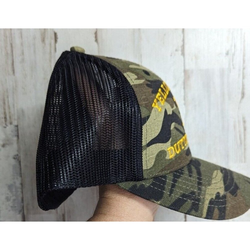 Yellowstone Tv Show Logo Dutton Ranch Trucker Camo Hat Adjustable - Picture 3 of 7
